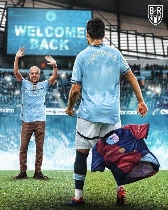 IM esports-逃离巴萨回归曼城，京多安将来要进瓜帅教练组？