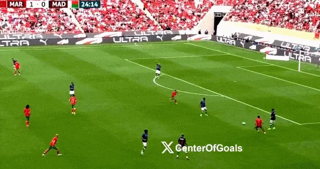 摩洛哥4-0马达加斯加，萨伊瓦里梅开二度，卡埃比破门